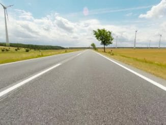 Empty Oklahoma road